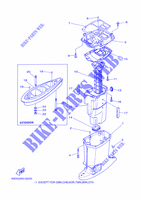 OBERE DECKEL für Yamaha E60H Manual & Electric Steering, Hydro Trim & Tilt, Pre-Mixing,Shaft 20