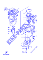 OBERE DECKEL für Yamaha F40B Electric Starter, Remote Control, Power Trim & Tilt, Shaft 15
