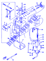 BENZINTANK für Yamaha 130B 2 Stroke, Electric Starter, Remote Control, Power Trim & Tilt 1991