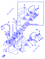 DECKEL für Yamaha 130B 2 Stroke, Electric Starter, Remote Control, Power Trim & Tilt 1991
