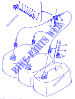 OPTIONALE TEILE für Yamaha 130B 2 Stroke, Electric Starter, Remote Control, Power Trim & Tilt 1991