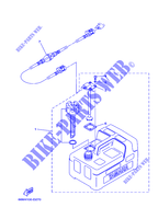 BENZINTANK für Yamaha 6C Manual Starter, Tiller Handle, Manual Tilt, Pre-Mixing, Shaft 15