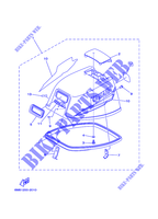 OBERE VERKLEIDUNG  für Yamaha 6C Manual Starter, Tiller Handle, Manual Tilt, Pre-Mixing, Shaft 15