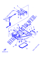 UNTERE VERKLEIDUNG für Yamaha 6C Manual Starter, Tiller Handle, Manual Tilt, Pre-Mixing, Shaft 15