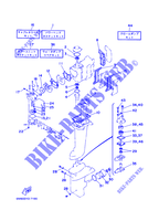 REPERATURSET  für Yamaha 6C Manual Starter, Tiller Handle, Manual Tilt, Pre-Mixing, Shaft 15