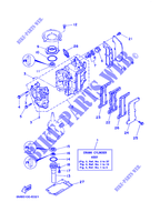 ZYLINDER / MOTORGEHÄUSE für Yamaha 6C Manual Starter, Tiller Handle, Manual Tilt, Pre-Mixing, Shaft 15
