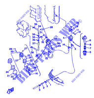 KRAFTSTOFFSYSTEM 1 für Yamaha L130B Left Hand, Electric Start, Power Trim & Tilt, Remote Control, Oil injection 1992
