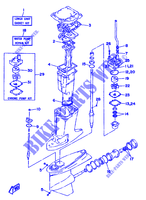 REPERATURSET 2 für Yamaha L130B 2 Stroke, Left Hand, Electric Start, Power Trim & Tilt, Remote Control, Oil injection 1991