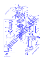 DECKEL für Yamaha 150A 2 Stroke, Electric Starter, Remote Control, Power Trim & Tilt, Pre-Mixing 2001