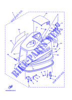 VERKLEIDUNG OBER für Yamaha 150A 2 Stroke, Electric Starter, Remote Control, Power Trim & Tilt, Pre-Mixing 2001
