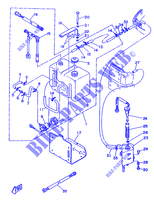 ÖLTANK für Yamaha 200E Electric Start, Remote Control, Power Trim & Tilt 1990