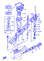 REPERATURSET 2 für Yamaha 200E Electric Start, Remote Control, Power Trim & Tilt 1990