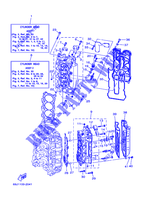 ZYLINDER / MOTORGEHÄUSE 2 für Yamaha F225A 4 Stroke, Electric Starter, Remote Control, Power Trim & Tilt 2002