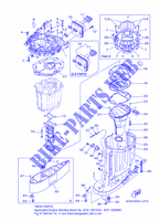 DECKEL für Yamaha F300B Electric Starter, Remote Control, Power Trim & Tilt, Shaft 30