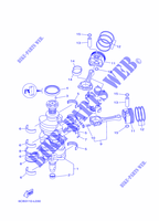 KURBELWELLE / KOLBEN für Yamaha F300B Electric Starter, Remote Control, Power Trim & Tilt, Shaft 30