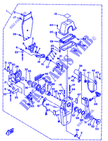 FERNBEDIENUNG 2 für Yamaha L150C Left Hand, Electric Start, Remote Control, Power Trim & Tilt, Oil injection 1990