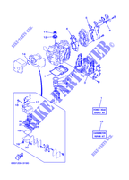 REPERATURSET 1 für Yamaha E15D Enduro, Manual Starter, Tiller Handle, Manual Tilt, Pre-Mixing, Shaft 20