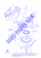 ANLASSER für Yamaha E15D Enduro, Manual Starter, Tiller Handle, Manual Tilt, Pre-Mixing, Shaft 20