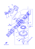ANLASSER für Yamaha E15D Enduro, Manual Starter, Tiller Handle, Manual Tilt, Pre-Mixing 2003