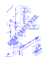 PROPELLER GEHÄUSE UND GETRIEBE 1 für Yamaha E15D Enduro, Manual Starter, Tiller Handle, Manual Tilt, Pre-Mixing 2003