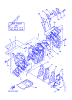 ZYLINDER / MOTORGEHÄUSE für Yamaha E15D Enduro, Manual Starter, Tiller Handle, Manual Tilt, Pre-Mixing 2003
