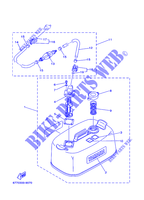 BENZINTANK 1 für Yamaha E8D Enduro, Manual Starter, Tiller Handle, Manual Tilt, 1999