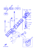 REPERATURSET 2 für Yamaha E8D Enduro, Manual Starter, Tiller Handle, Manual Tilt, 1999