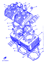 ZYLINDER für Yamaha SRV 540 1989