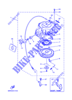 ANLASSER für Yamaha F6A 4 Stroke, Manual Starter, Tiller Handle, Manual Tilt 2001