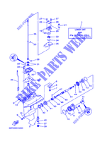 PROPELLER GEHÄUSE UND GETRIEBE 1 für Yamaha F6A 4 Stroke, Manual Starter, Tiller Handle, Manual Tilt 2001