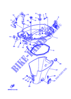UNTERE DECKEL für Yamaha F6A 4 Stroke, Manual Starter, Tiller Handle, Manual Tilt 2001