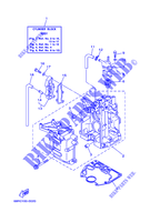 ZYLINDER / MOTORGEHÄUSE für Yamaha F6A 4 Stroke, Manual Starter, Tiller Handle, Manual Tilt 2001