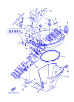 UNTERE DECKEL für Yamaha F6B Manual Starter, Tiller Handle, Manual Tilt, Shaft 15