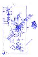 VERGASER für Yamaha F8B 4 Stroke, Manual Start 1989