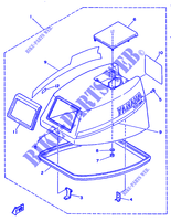 VERKLEIDUNG OBER für Yamaha F8B 4 Stroke, Manual Start 1989