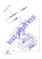 BENZINTANK für Yamaha F8C Manual Starter, Tiller Handle, Manual Tilt, Shaft 20