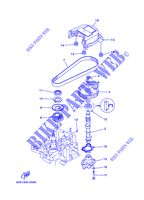 OLPUMPE für Yamaha F8C Manual Starter, Tiller Handle, Manual Tilt, Shaft 20