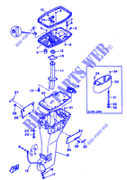 OBERE DECKEL für Yamaha F9.9A 4 Stroke 1993