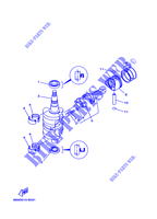 KURBELWELLE / KOLBEN für Yamaha FT9.9D High Thrust, Electric Starter, Remote Control, Manual Tilt, Shaft 20