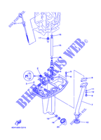 OIL PAN für Yamaha FT9.9D High Thrust, Electric Starter, Remote Control, Manual Tilt, Shaft 20