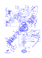 KICKSTARTER für Yamaha 25B Manual Starter, Tilller Handle, Manual Tilt, Pre-Mixing, Shaft 15