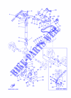 HALTER 2 für Yamaha 25B Manual Starter, Tilller Handle, Manual Tilt, Pre-Mixing, Shaft 15