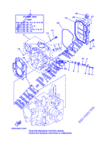 ZYLINDER / MOTORGEHÄUSE 2 für Yamaha F20A Electric Starter, Remote Control, Manual Tilt, Shaft 15