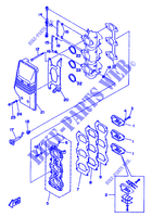 ANSAUG für Yamaha 60F Electric Start, Remote Control, Manual Tilt or Power Trim & Tilt , Oil injection 1990