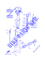REPERATURSET 2 für Yamaha 60F Electric Start, Remote Control, Manual Tilt or Power Trim & Tilt , Oil injection 1989
