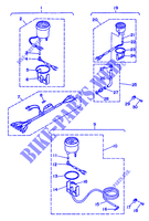 OPTIONALE TEILE 3 für Yamaha 60F Electric Start, Remote Control, Manual Tilt or Power Trim & Tilt , Oil injection 1989