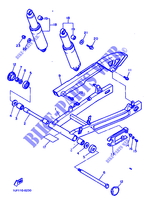 SCHWINGE / STOßDÄMPFER für Yamaha FZX750 1987