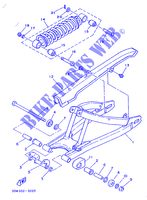 SCHWINGE / STOßDÄMPFER für Yamaha RD75LC 1991