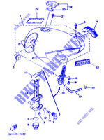 BENZINTANK für Yamaha SR125 1989