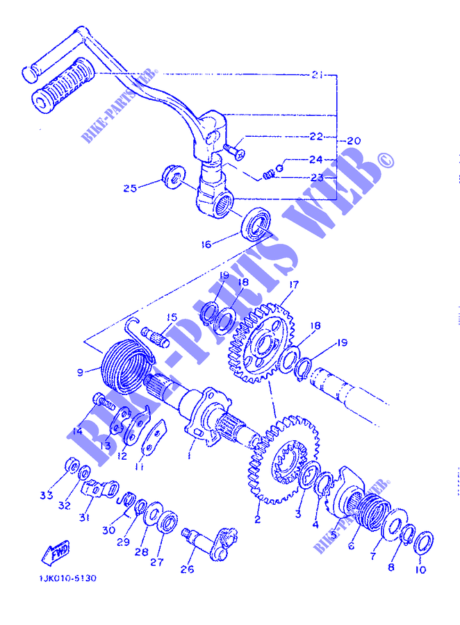 ANLASSER für Yamaha SRX600H (33.1KW 1987